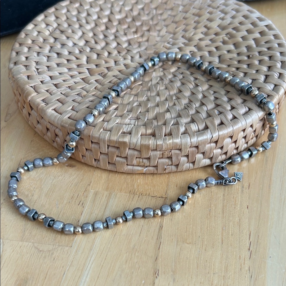Silpada N1220 Silver and Gold Beaded Necklace